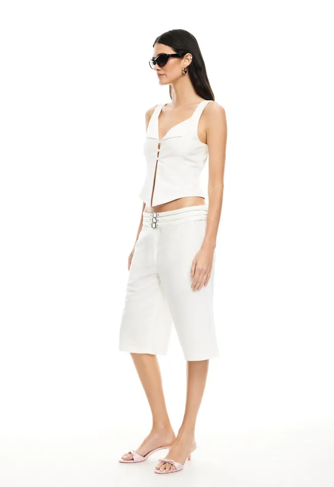 Lioness Fashion BACKSTAGE VEST Ivory Women Tops Lioness Fashion BACKSTAGE VEST Ivory Women Tops