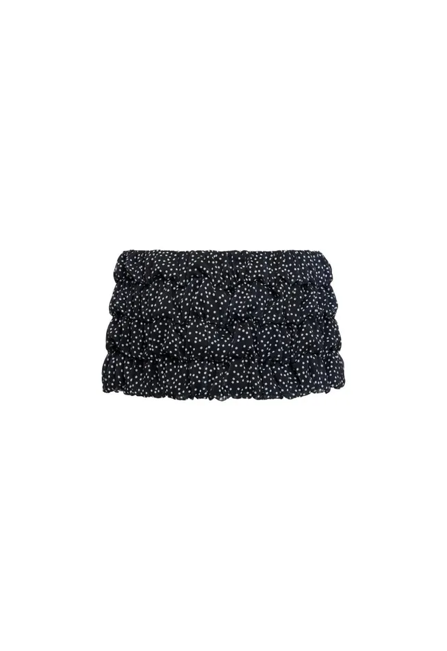 Lioness Fashion BEBE MINI SKORT Onyx Polka Women Skirts Lioness Fashion BEBE MINI SKORT Onyx Polka Women Skirts