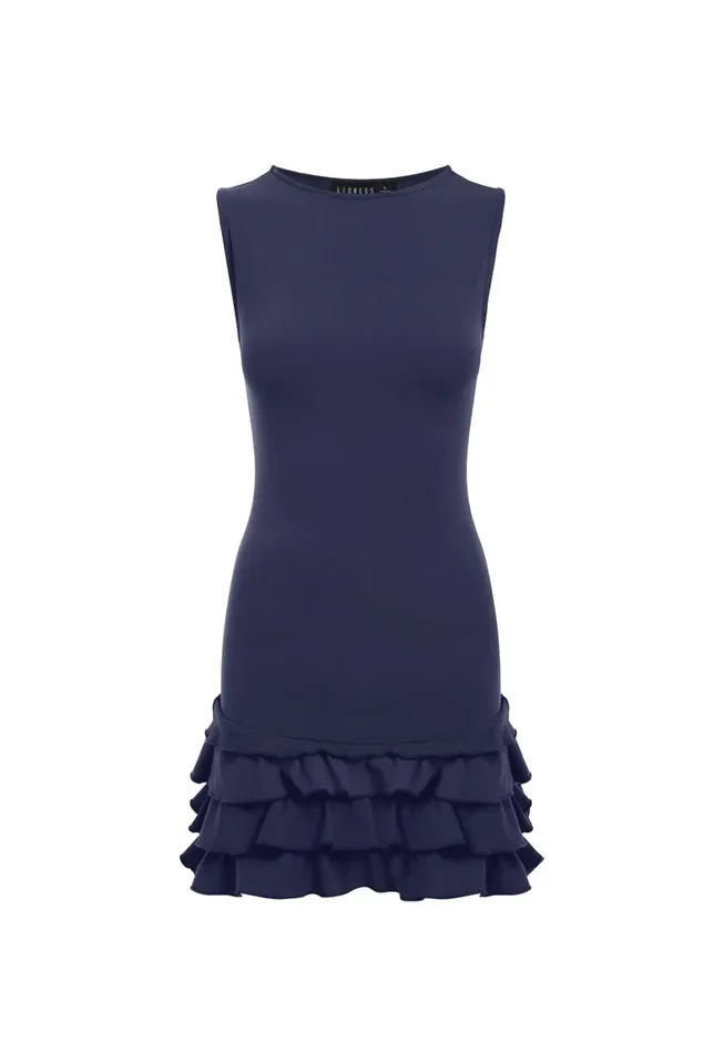 Lioness Fashion BISOUS RUFFLE DRESS Mineral Women Dresses Lioness Fashion BISOUS RUFFLE DRESS Mineral Women Dresses