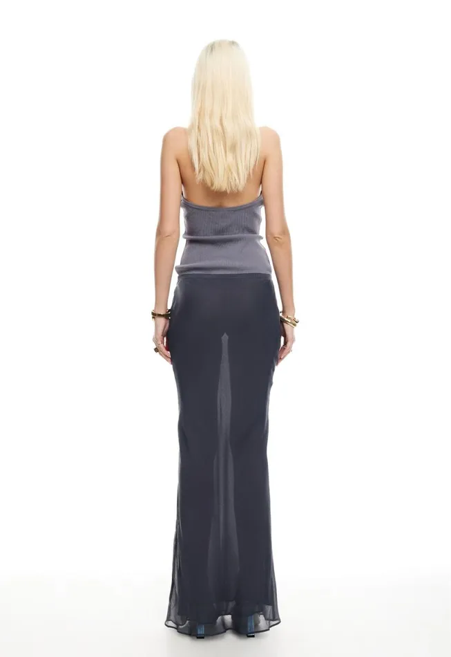 Lioness Fashion BRAT HALTER TOP Slate Women Tops Lioness Fashion BRAT HALTER TOP Slate Women Tops