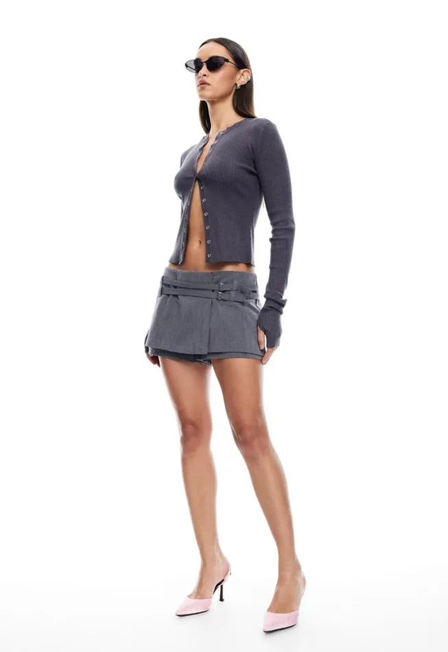 Lioness Fashion DEUCE SKORT Grey Women Shorts Lioness Fashion DEUCE SKORT Grey Women Shorts
