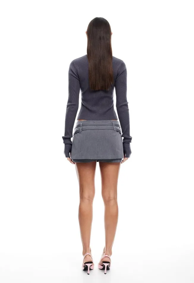 Lioness Fashion DEUCE SKORT Grey Women Shorts Lioness Fashion DEUCE SKORT Grey Women Shorts