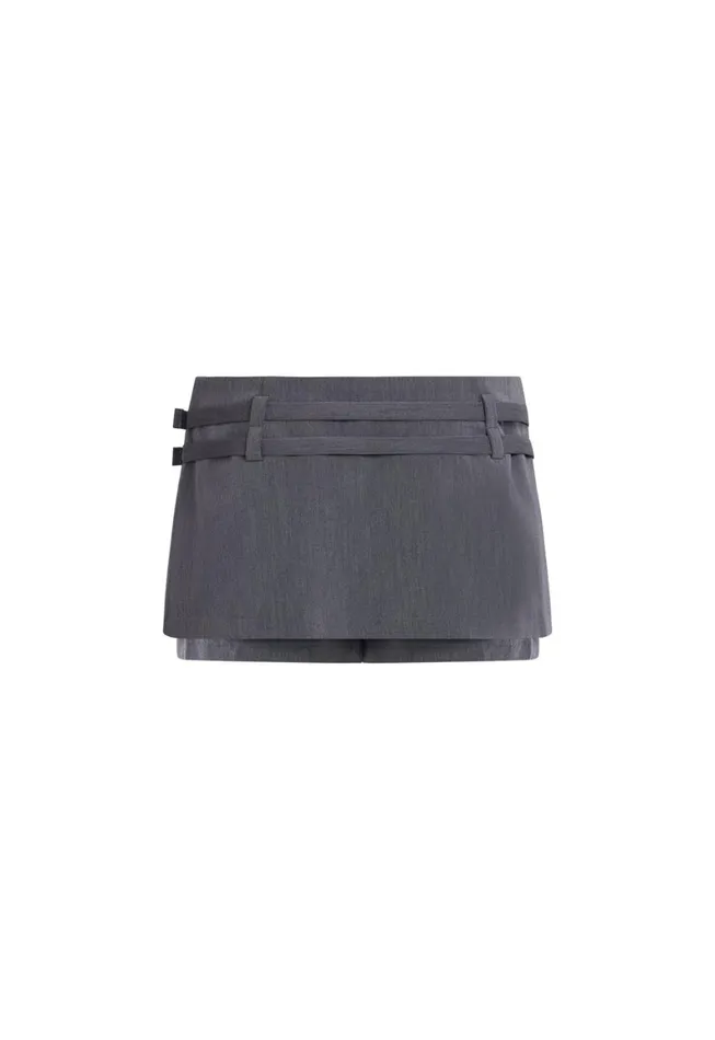 Lioness Fashion DEUCE SKORT Grey Women Shorts Lioness Fashion DEUCE SKORT Grey Women Shorts