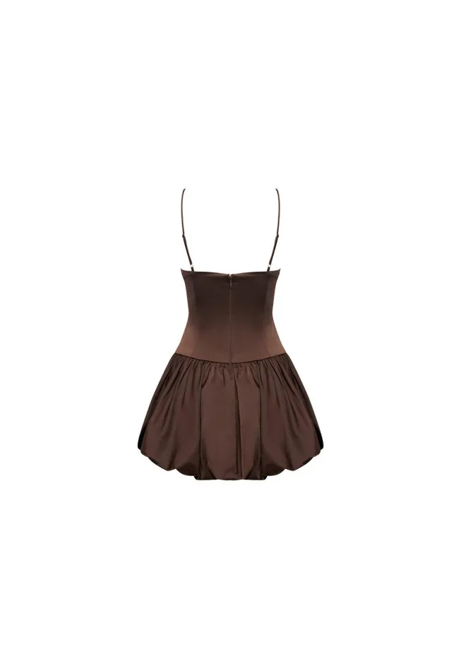 Lioness Fashion DOLLHOUSE MINI DRESS Coffee Women Dresses Lioness Fashion DOLLHOUSE MINI DRESS Coffee Women Dresses