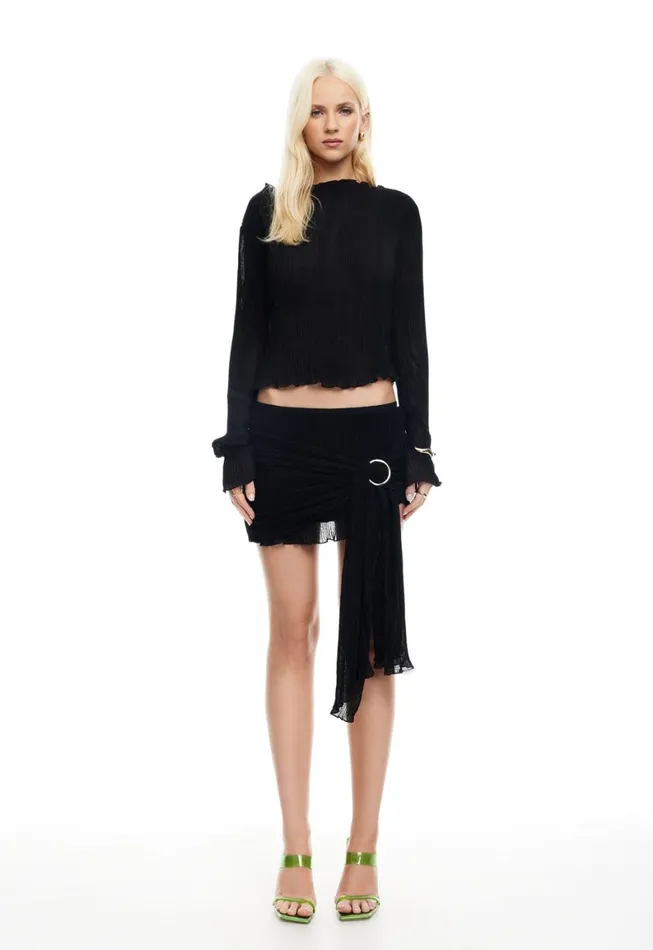 Lioness Fashion FORD MINI SKIRT Onyx Women Skirts Lioness Fashion FORD MINI SKIRT Onyx Women Skirts