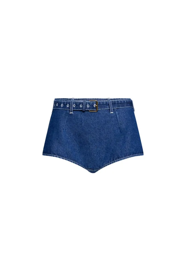 Lioness Fashion HALSTON BRIEFS Blue Denim Women Shorts Lioness Fashion HALSTON BRIEFS Blue Denim Women Shorts