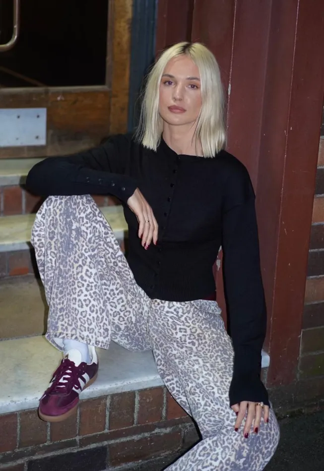 Lioness Fashion HORSESHOE JEAN Leopard Fade Women Pants Lioness Fashion HORSESHOE JEAN Leopard Fade Women Pants