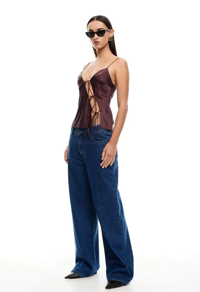 Lioness Fashion MARIAH CAMI Garnet Women Tops
