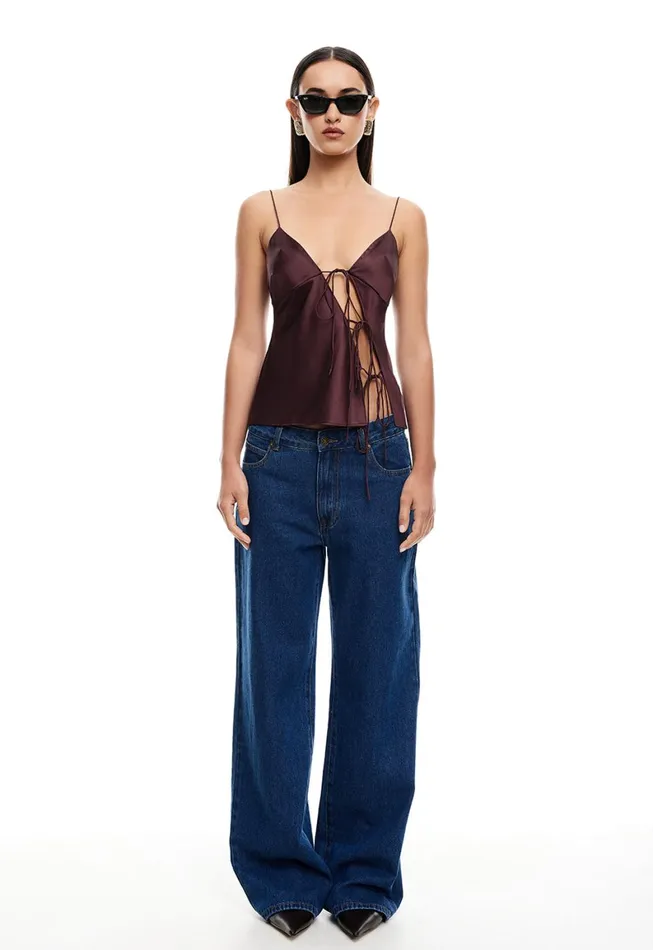 Lioness Fashion MARIAH CAMI Garnet Women Tops