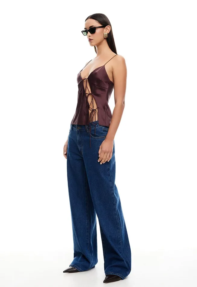Lioness Fashion MARIAH CAMI Garnet Women Tops