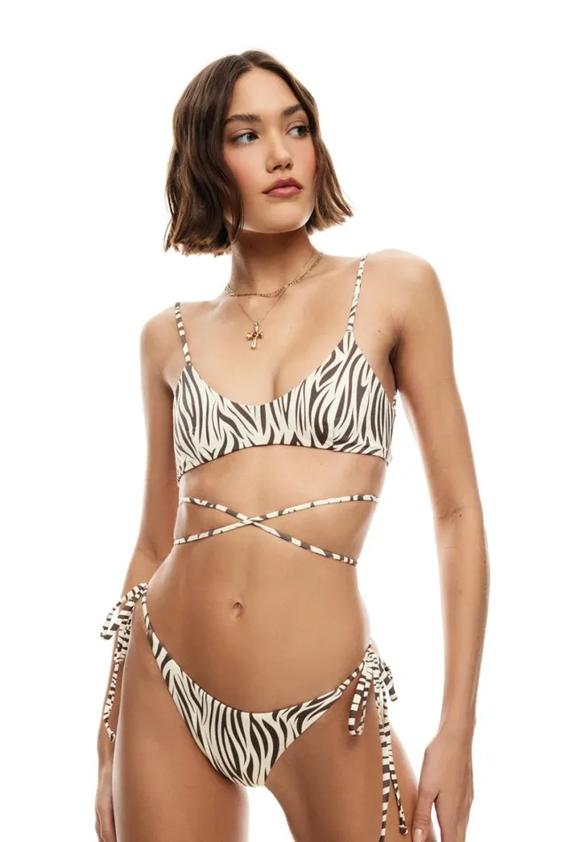 Lioness Fashion RIO TIE BOTTOM Zebra Women Bottoms
