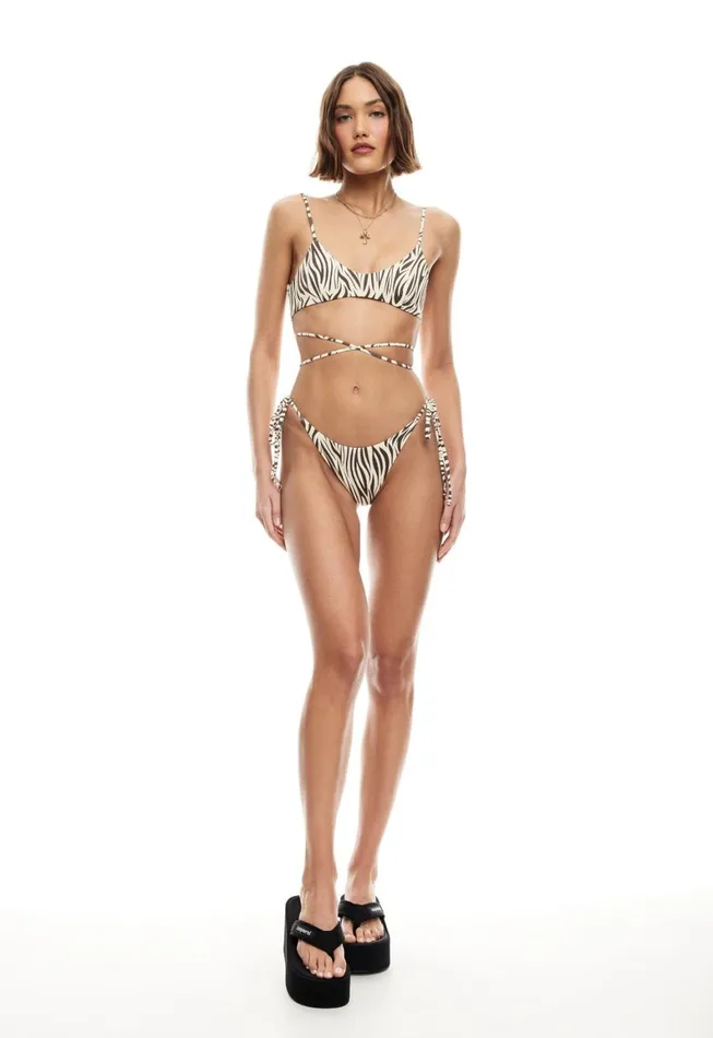 Lioness Fashion RIO TIE BOTTOM Zebra Women Sets
