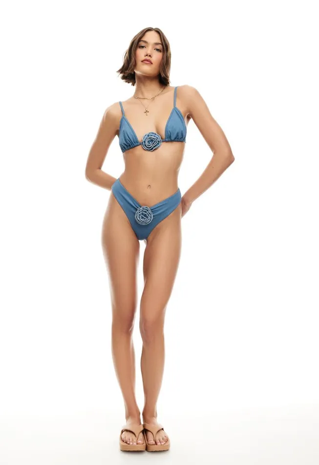 Lioness Fashion SOULMATE TOP Denim Blue Women Swim