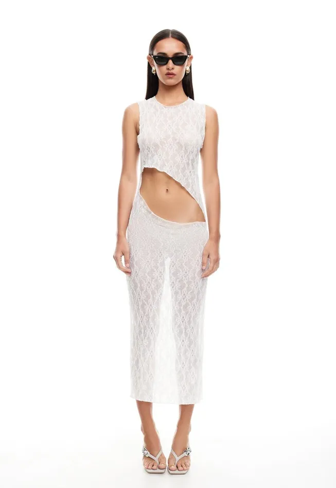 Lioness Fashion SPELLBINDER MAXI DRESS Porcelain Women Dresses