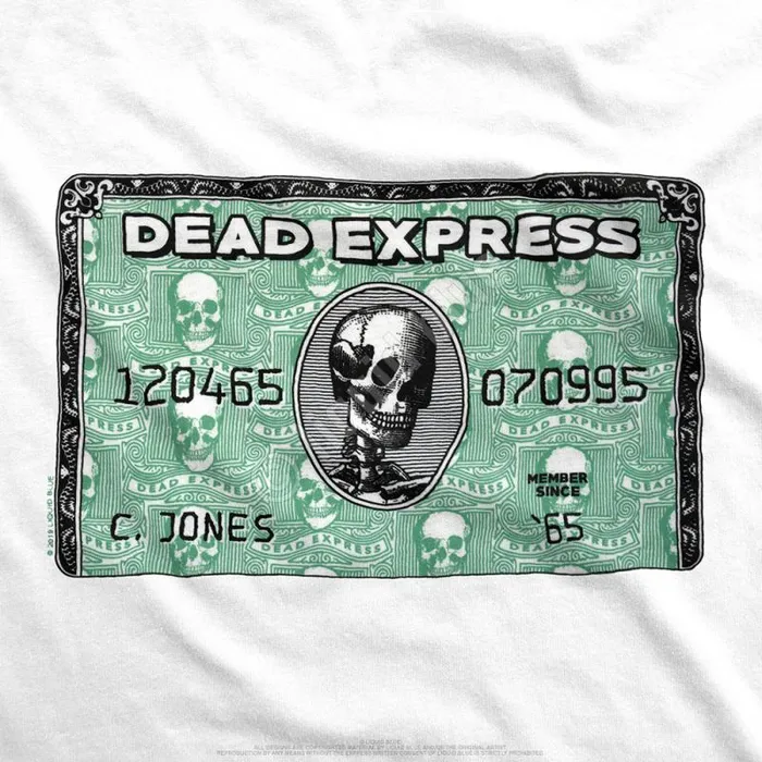 Liquid Blue Athletic TShirt Men Dead Express White Athletic TShirt