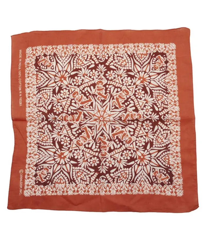 Liquid Blue Bandanas Accessories Mandala Red Red Bandana