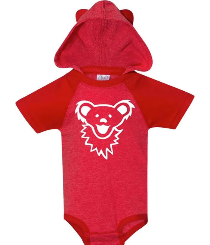 Liquid Blue Onesies Kids GD Bearface Hooded Red Onesie