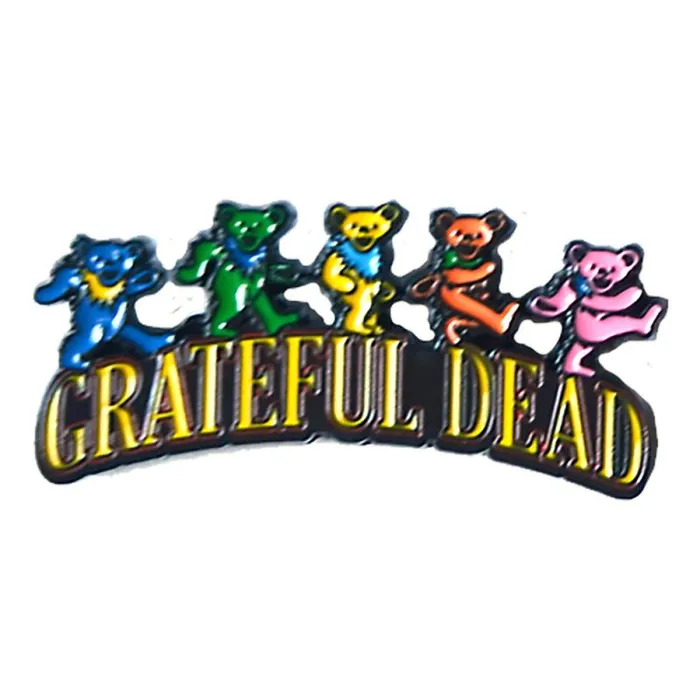 Liquid Blue Pins Accessories Grateful Dead Dancin Bears Lapel Pin