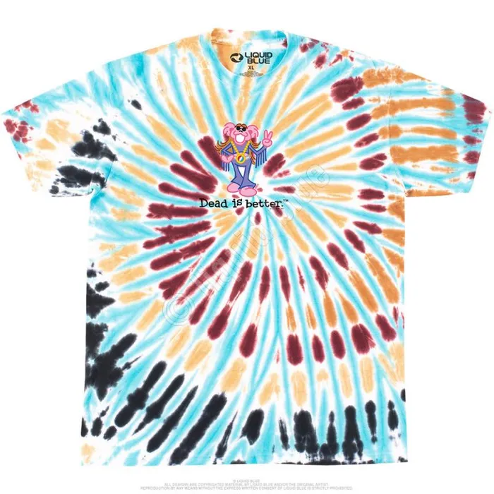 Liquid Blue TShirt Men Fringe Dead Is Better TShirt