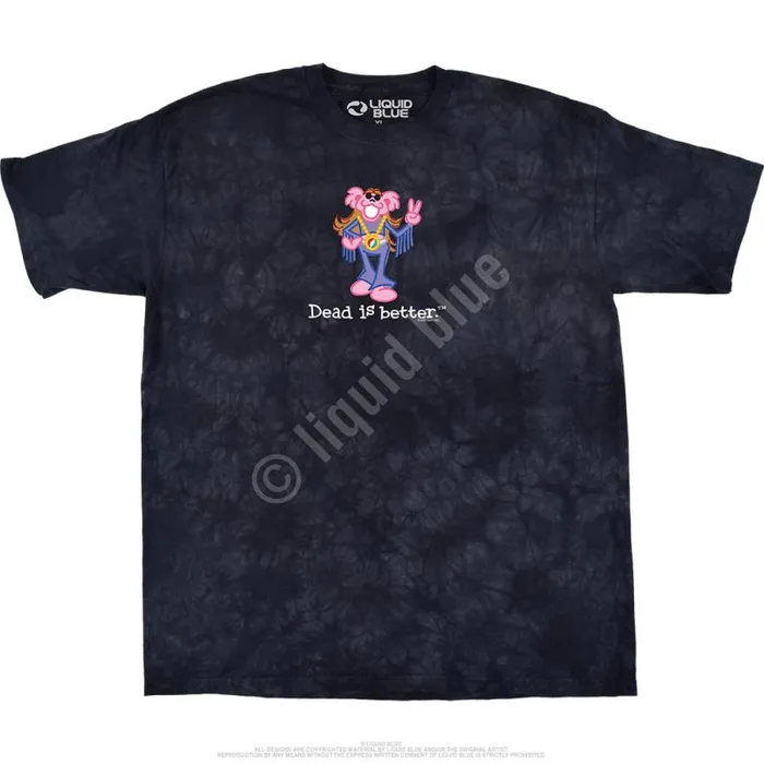 Liquid Blue TShirt Men Fringe Dead Is Better TShirt