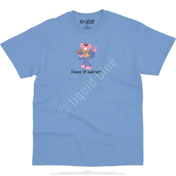 Liquid Blue TShirt Men Fringe Dead Is Better TShirt