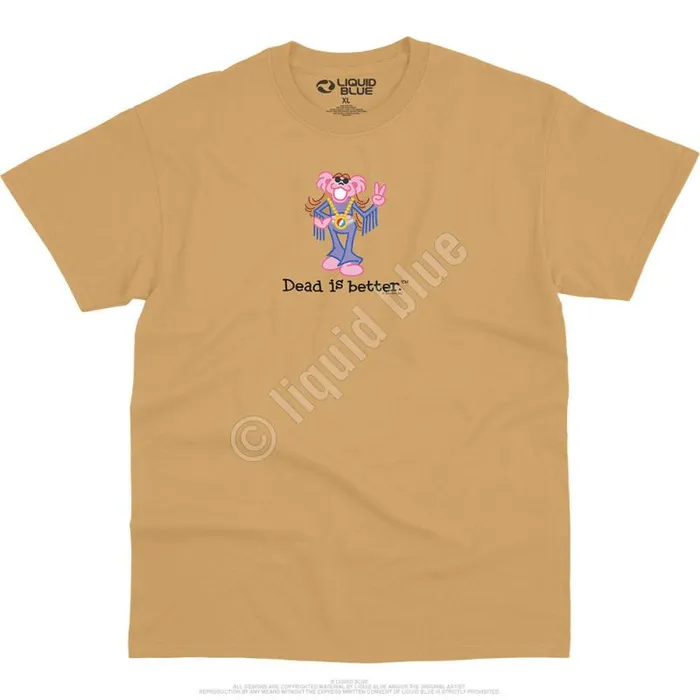 Liquid Blue TShirt Men Fringe Dead Is Better TShirt