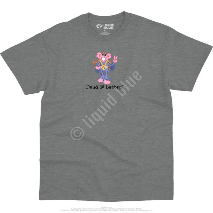 Liquid Blue TShirt Men Fringe Dead Is Better TShirt