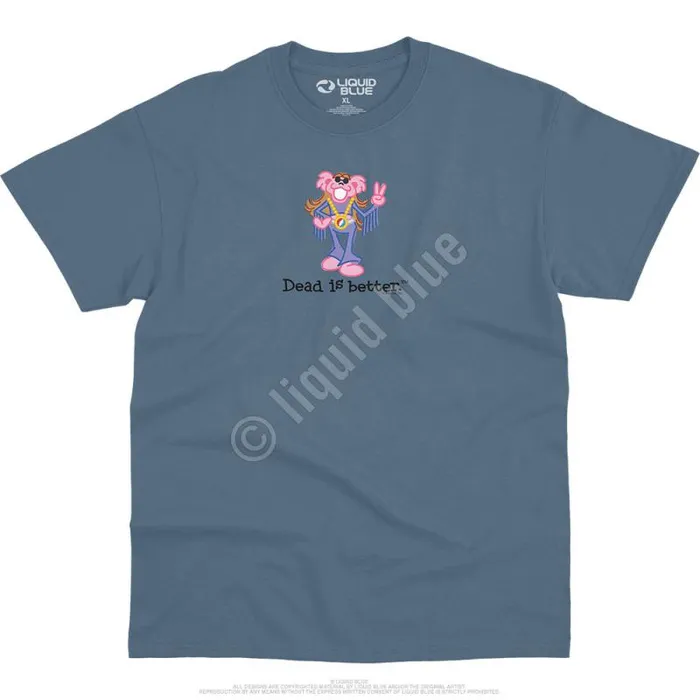 Liquid Blue TShirt Men Fringe Dead Is Better TShirt