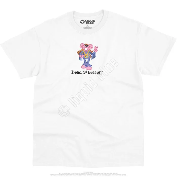 Liquid Blue TShirt Men Fringe Dead Is Better TShirt