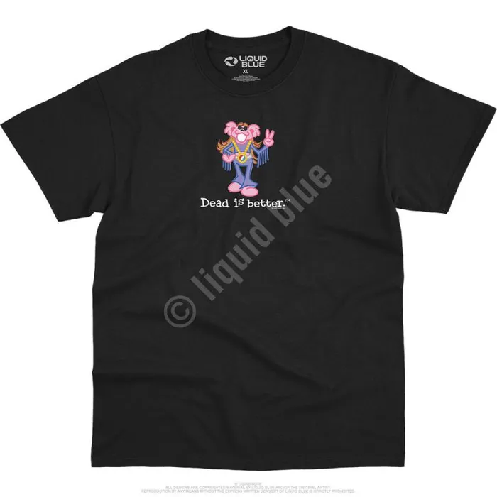 Liquid Blue TShirt Men Fringe Dead Is Better TShirt