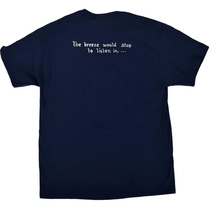 Liquid Blue TShirt Men Jerry Garcia Acoustic Navy TShirt