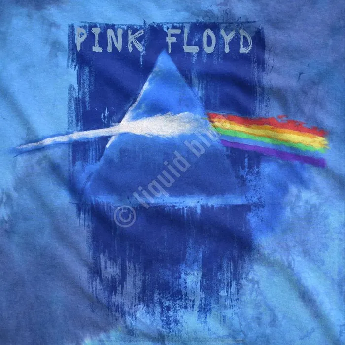 Liquid Blue TShirt Men Prism Paint TieDye TShirt