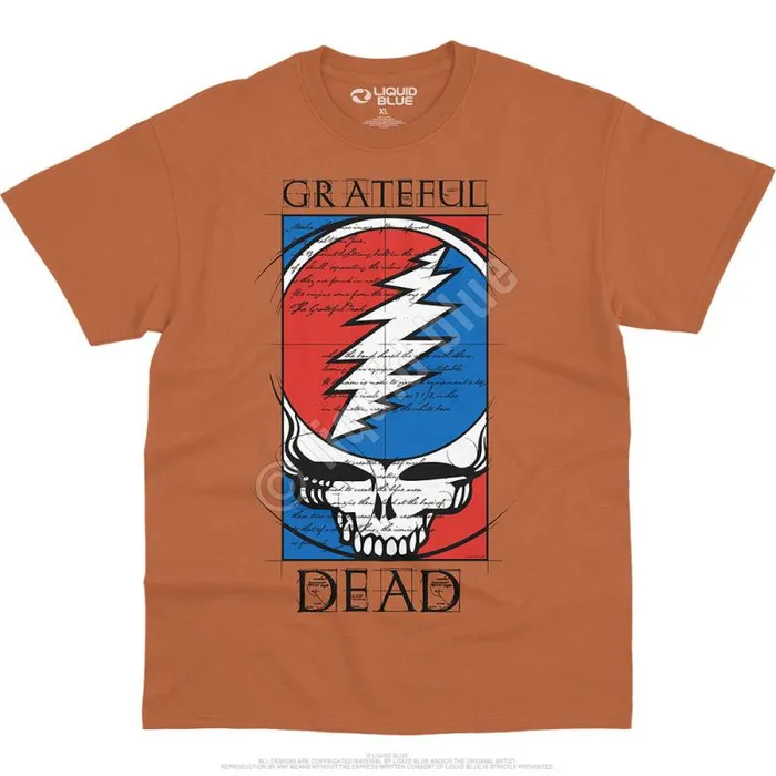 Liquid Blue TShirt Men Steal Your Blueprint TShirt