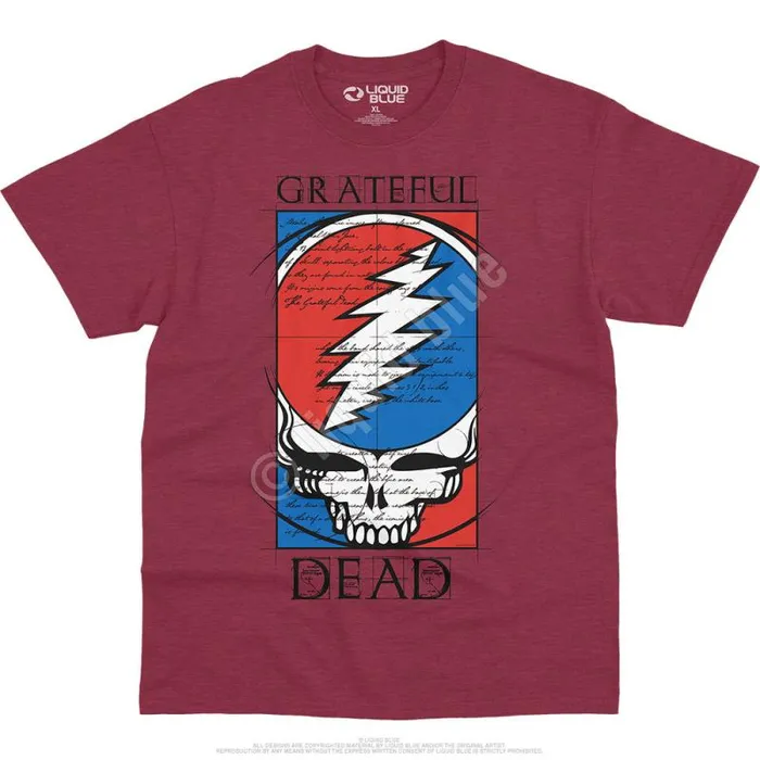 Liquid Blue TShirt Men Steal Your Blueprint TShirt