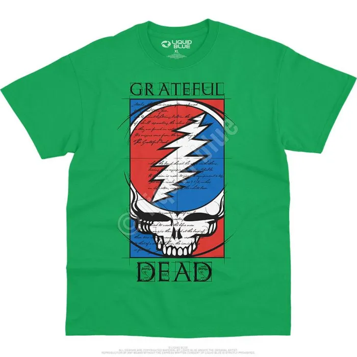Liquid Blue TShirt Men Steal Your Blueprint TShirt