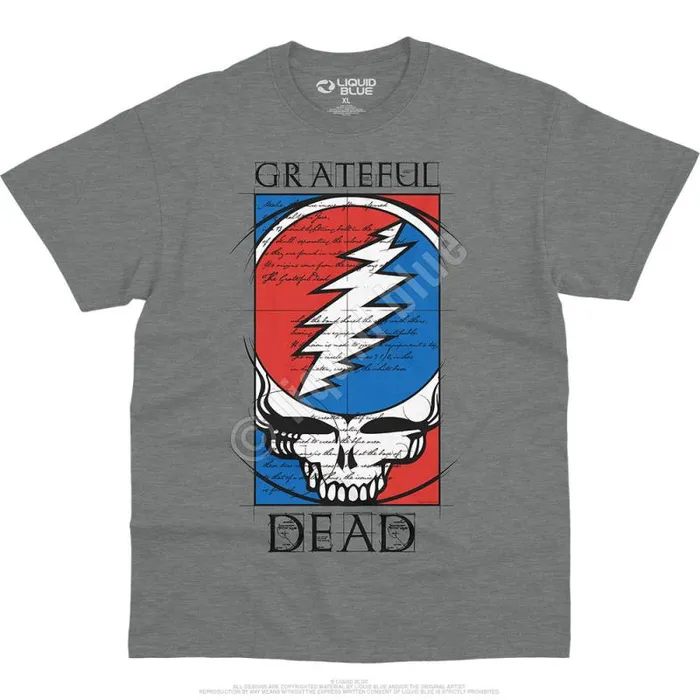 Liquid Blue TShirt Men Steal Your Blueprint TShirt