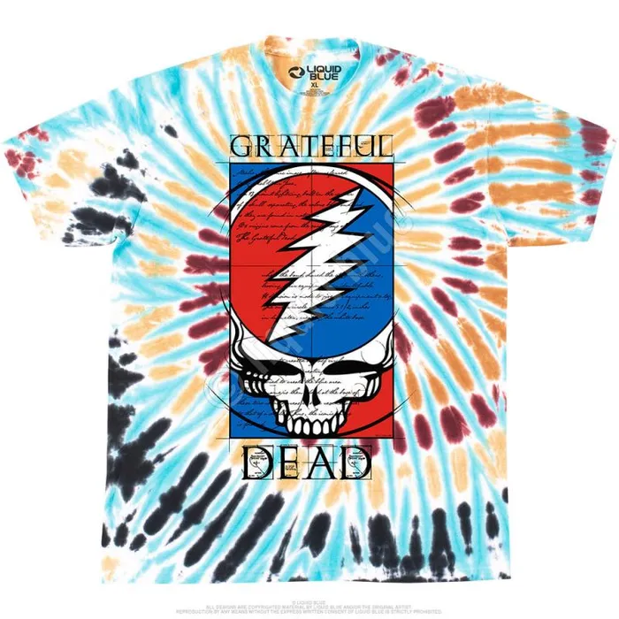 Liquid Blue TShirt Men Steal Your Blueprint TShirt