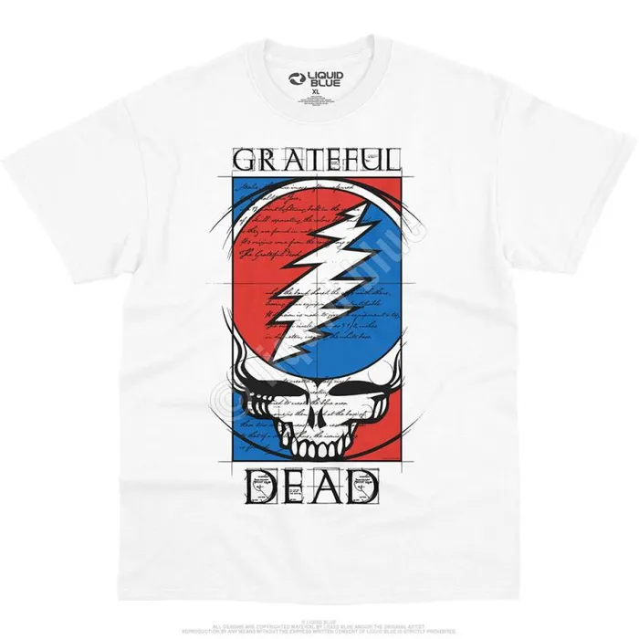 Liquid Blue TShirt Men Steal Your Blueprint TShirt