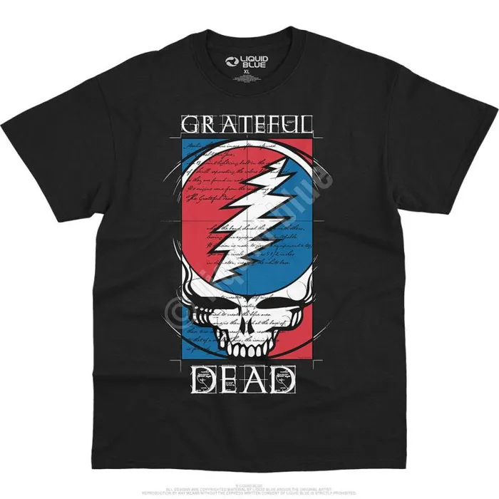 Liquid Blue TShirt Men Steal Your Blueprint TShirt