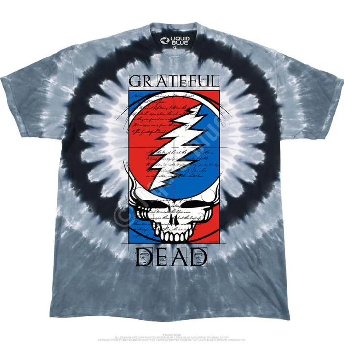 Liquid Blue TShirt Men Steal Your Blueprint TShirt