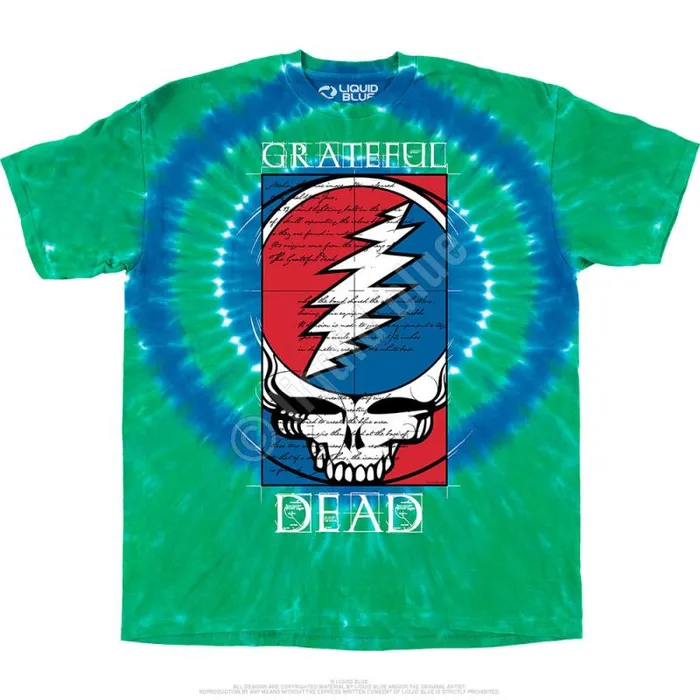 Liquid Blue TShirt Men Steal Your Blueprint TShirt