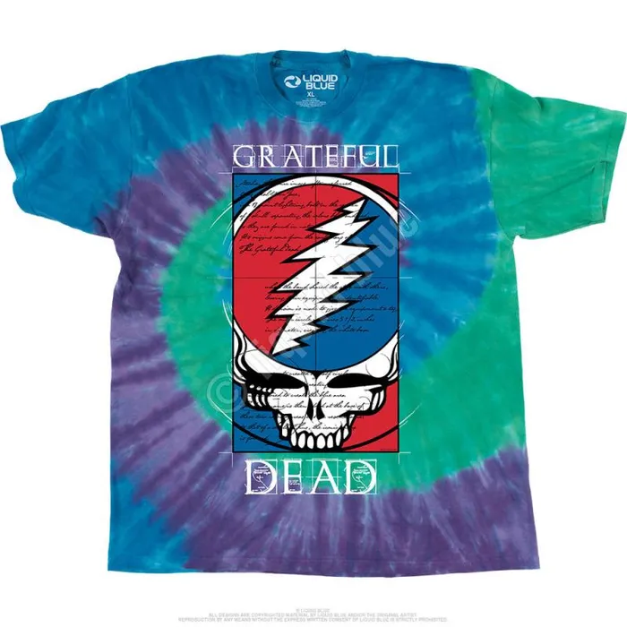 Liquid Blue TShirt Men Steal Your Blueprint TShirt