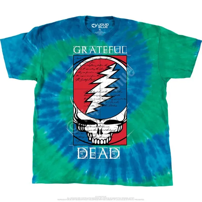 Liquid Blue TShirt Men Steal Your Blueprint TShirt