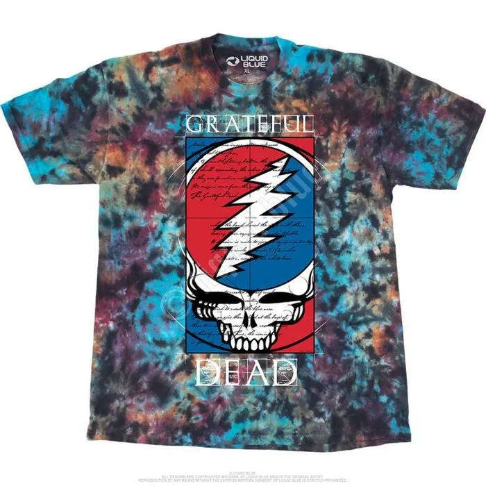 Liquid Blue TShirt Men Steal Your Blueprint TShirt
