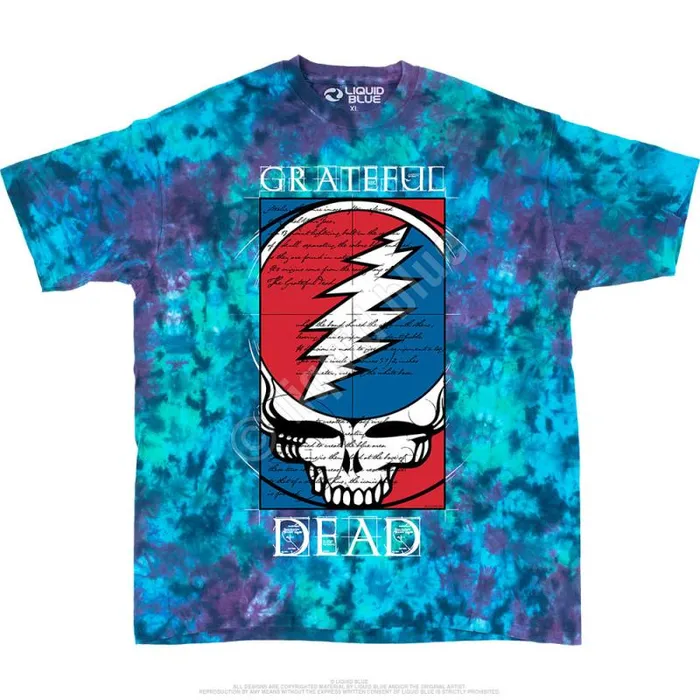Liquid Blue TShirt Men Steal Your Blueprint TShirt