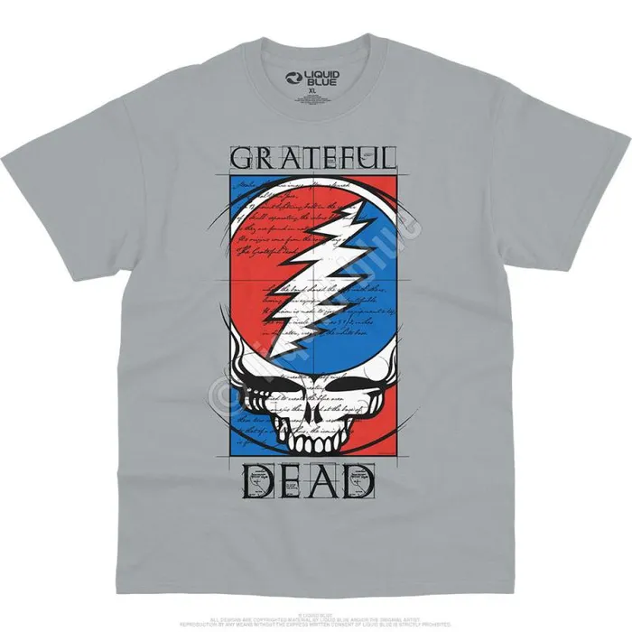 Liquid Blue TShirt Men Steal Your Blueprint TShirt