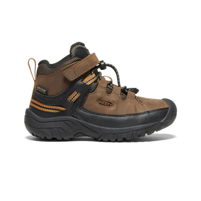 Little Kids039 Dark Brown Hiking Boots 8211 Targhee Mid WP Kids KEEN Hike