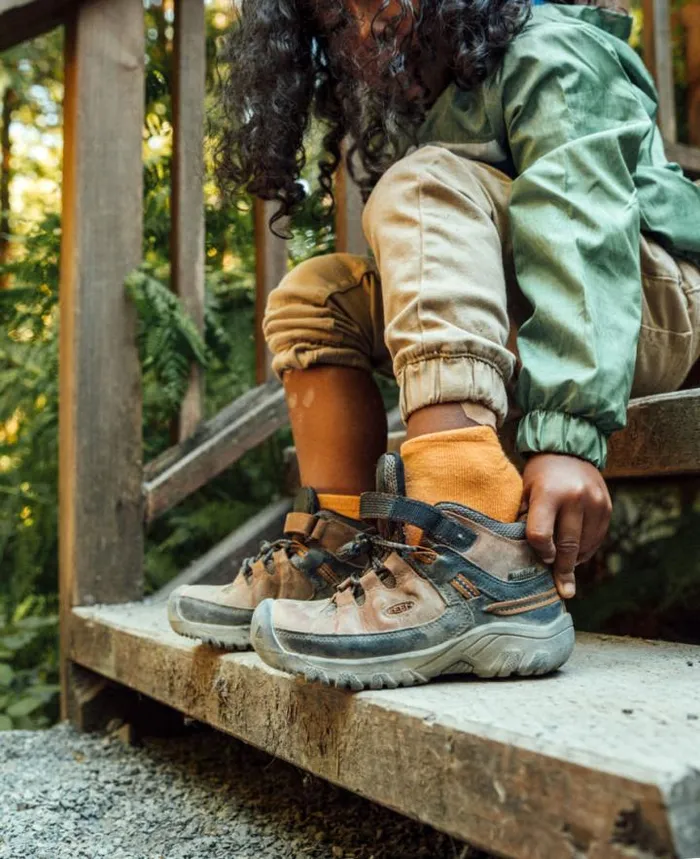 Little Kids039 Dark Brown Hiking Boots 8211 Targhee Mid WP Kids KEEN Hike Little Kids039 Dark Brown Hiking Boots 8211 Targhee Mid WP Kids KEEN Hike
