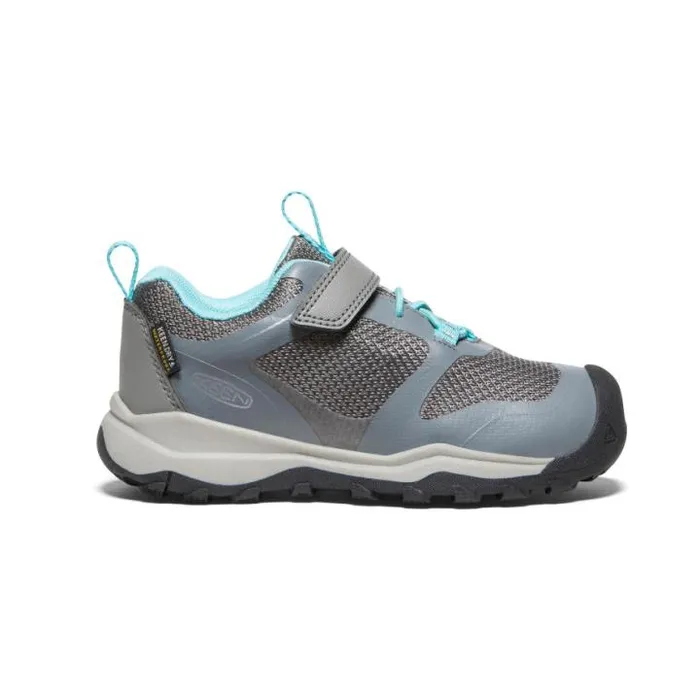 Little Kids039 Wanduro Low Waterproof Grey Leather Shoe Kids KEEN Shoes