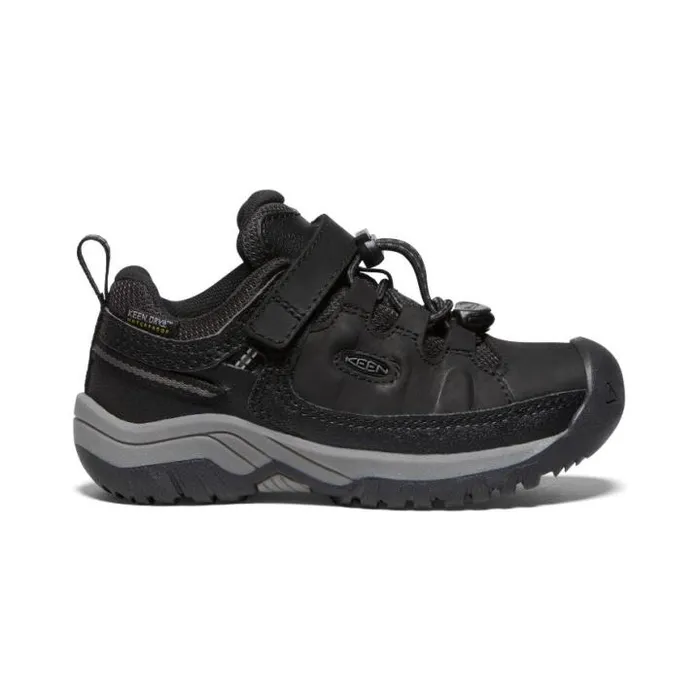 Little Kids039 Waterproof Black Hiking Shoes 8211 Targhee Low WP Kids KEEN Hike